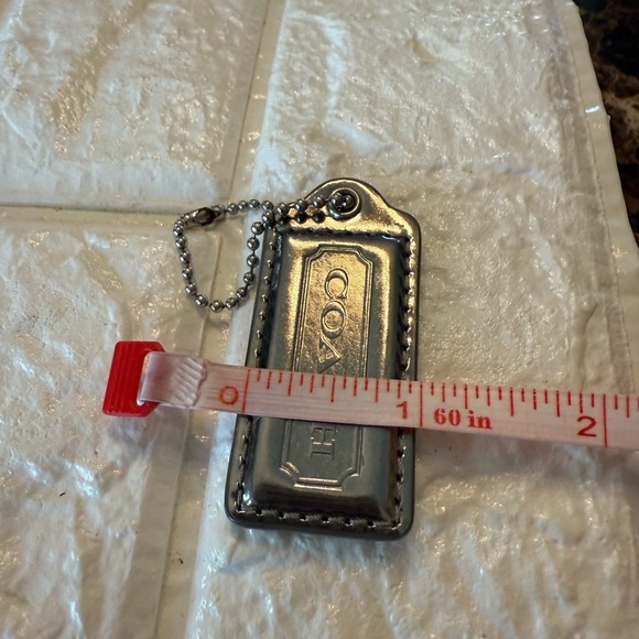 Coach Hang Tag - Patent Leather - Silver - Picture 2 of 5